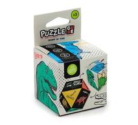 Brightium Cubo Puzzle - Cubo de 6 Caras con imágenes de Dinosaurios. Ideal para desarrollar la coordinación y la imaginación en niños.