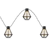 Brightium Guirnalda de luces de cadena LED 2,3m 2700k IP44, decorativa y resistente al agua, ideal para ambientar eventos y espacios exteriores.