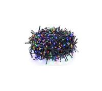 Brightium Guirnalda de luces LED planas a pilas 3AA, RGBY, 5m, ideal para decorar eventos, fiestas y ambientes con iluminación colorida.