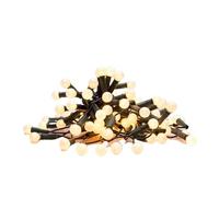 Brightium Guirnalda de luces tipo petardo 5m, pilas 3AA, luz blanco cálido, ideal para decoraciones festivas y ambientes acogedores.