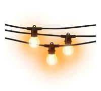 Brightium Guirnalda Enlazable IP44 E27 20m 30 Portadores - iluminación decorativa para exteriores, resistente al agua, ideal para fiestas y eventos.