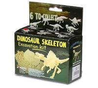 Brightium Kit de excavación - Conjunto de Herramientas para excavar y ensamblar un Esqueleto de Dinosaurio. Ideal para fomentar la curiosidad y Aprendizaje.