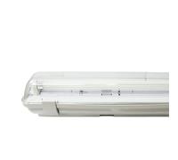 Brightium Pantalla LED IP65 para tubo trifásico, 58W, 150cm, ideal para iluminación industrial y espacios exteriores.