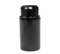 Brightium Portalámparas de 2A E-14, diseño liso, color negro, ideal para iluminación en lámparas decorativas y funcionales.