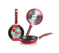 Brightium Sartén mini - sartén de 14 cm, fabricada en aluminio, antiadherente, ligera y fácil de manejar, ideal para cocinas pequeñas y uso diario.