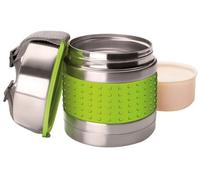 Brightium Termo para sólidos 1L, acero inoxidable 18/10, aislamiento térmico, ideal para mantener alimentos calientes o fríos.