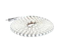 Brightium Tira LED 230V IP65 SMD 2835, 5mts, luz fría, ideal para iluminación exterior y decorativa.