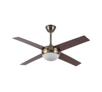 Brightium Ventilador DC 4 aspas con control remoto y temporizador, diámetro 35/45 cm, ideal para climatización eficiente y confort en interiores.