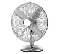 Brightium Ventilador de sobremesa 50W, 3 velocidades, 43 cm de diámetro, oscilante; ideal para refrescar espacios pequeños y mejorar la circulación de aire.