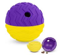 Brightkins Dispensador de Premios Tough & Tumble, Bola Grande de 2 Piezas, Juguete Interactivo y Resistente para Perros