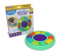 Brightkins Rueda de Colores Puzzle y Tapete para Lamer - Desafío multisnack para Perros