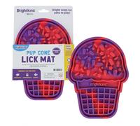 Brightkins Tapete para Lamer Cono Helado - Diversión calmante para Perros