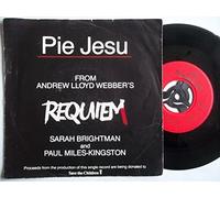 Brightman, Sarah - Brightman, Sarah Pie Jesu 7" HMV WEBBER1 EX/EX 1985 picture sleeve, a-side with Paul Miles Kingston
