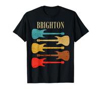 Brighton, Inglaterra, Guitarra, Gira de conciertos de Rock por el Reino Unido, Banda Vintage Camiseta