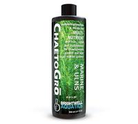 Brightwell Aquatics - ChaetoGro - Suplemento nutritivo de algas para el crecimiento de Chaetomorpha en todos los tanques de peces marinos - Tratamientos de agua de acuario multivutrientes, 16.5 onzas
