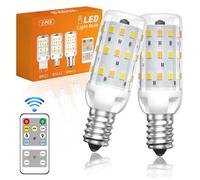 BrightWish Bombillas LED Maíz E14 Regulable, Bombillas LED e14 con Mando, 4W Equivalente Lámpara Halógena 40W, 3000K Cálida, 4000K Neutra, 6000K Fría,Bombillas de Maíz E14, Pack de 2