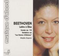 Brigitte Engere Beethoven: Sonate op.110 (Brigitte Engere (CD) (Importación USA)