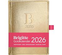 Brigitte Goldkalender 2026 - Buchkalender - Taschenkalender - Lifestyle - 10x14