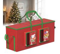 BrigthArk 210CM Bolsa de Almacenamiento para árbol de Navidad, Fabricada en Oxford 600D Impermeable, Adecuado para árboles de Navidad extraíbles de 210cm, con Cremallera y Asas de Transporte