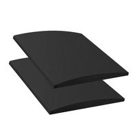 Brigtviee 3 Piezas Soportes para Cojines De Sofá De 60x60x5cm, Reparación De Hundimientos De Cojines, Cojín de Espuma de Alta Densidad Recortables, Repuestos para Cojin de Asiento de Sofá, Negro