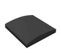 Brigtviee Soporte de Cojín de Sofá de 70x70x5cm, Almohadilla de Apoyo de Esponja Curva de Alta Densidad, Reparación De Hundimiento De Asiento de Muebles, 1 Piezas, Negro