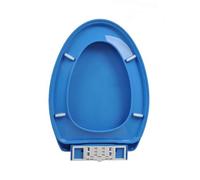 Brigtviee Tapadera De WC En Polypropylene Material,Tapa WC Gala 18,5",Tapa Vater 36 * 47 Cm,Tapa WC De Color De BañO FáCiles De Limpiar E Instalar,Disponible En Una Variedad De Colores,Azul