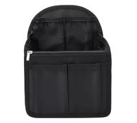 BRIGTWISE Organizador de Almacenamiento de Viaje Mediano Negro de Nylon | Diseño Multibolsillo, Acceso Rápido y Ordenado, para Tote Bags, Power Bank, Gimnasio y Viaje de Negocios