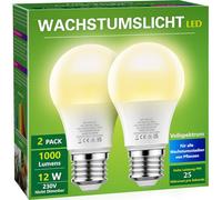 Briignite Die Glühbirne leuchtet. Eine Pflanzenlampe Pflanzen Lampe Bombilla de Luz de Crecimiento LED A19, Crecimiento de Espectro Completo, Bombillas de Luz para Plantas con,15W