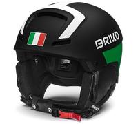 Briko Casco Helmet, Adultos Unisex, Matt Black-White, S