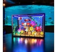 BRIKSMAX Iluminación LED para acuario tropical Lego Icons 10366, juego de luz compatible para bloques de construcción, sin juego de Lego, luz decorativa premium para modelismo para decoración del