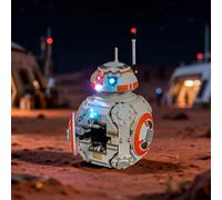 BRIKSMAX Iluminación LED para Lego Star Wars El Droide Astromecánico BB-8 75452, juego de luz compatible para bloques de construcción, sin juego de Lego, luz decorativa premium para modelismo