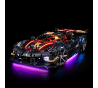 BRIKSMAX Kit de iluminación 2.0 compatible con juegos de construcción LEGO Technic Koenigsegg Sadair's Spear Megacar 42232 - Kit de iluminación LED original (solo accesorios) para pantalla