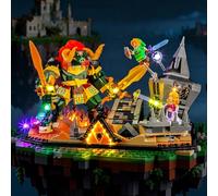 BRIKSMAX Kit de iluminación 2.0 Compatible con Lego La leyenda de Zelda Ocarina del tiempo - La batalla final 77093 Sets de construcción - Kits de iluminación LED originales (solo accesorios) para