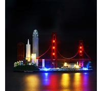 BRIKSMAX Kit de Iluminación Led para Architecture San Francisco-Compatible con Ladrillos de Construcción Lego Modelo 21043, Juego de Legos no Incluido