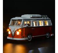 BRIKSMAX Kit de Iluminación Led para Furgoneta Volkswagen T1-Compatible con Ladrillos de Construcción Lego Modelo 10220-Juego de Legos no Incluido…