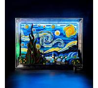 BRIKSMAX Kit de Iluminación LED para Ideas Vincent van Gogh: La Noche Estrellada - Compatible con LEGO 21333 Building Blocks Model - No Incluye el Conjunto