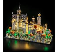 BRIKSMAX Kit de iluminación LED para Lego Architecture Castillo de Neuschwanstein - Compatible con 21063 Building Blocks Model- No incluir el Conjunto de Lego