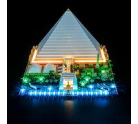 BRIKSMAX Kit de iluminación LED para Lego Architecture Gran Pirámide de Guiza - Compatible con Lego 21058 Building Blocks Model- No incluir el Conjunto de Lego