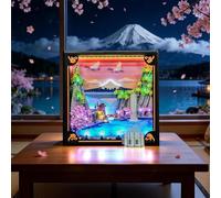 BRIKSMAX Kit de iluminación LED para LEGO Art Paisaje Japonés con Cerezos en Flor - Compatible con Lego 31218 Building Blocks Model- No incluir el conjunto de Lego