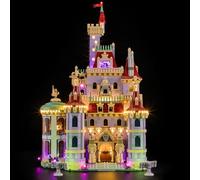 BRIKSMAX Kit de iluminación LED para Lego Disney Castillo de Bella y Bestia - Compatible con 43263 Building Blocks Model- No incluir el Conjunto de Lego
