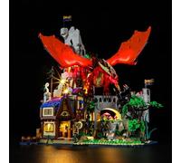 BRIKSMAX Kit de iluminación LED para Lego Disney Dungeons & Dragons: Aventura del Dragón Rojo - Compatible con Lego 21348 Building Blocks Model- No incluir el Conjunto de Lego