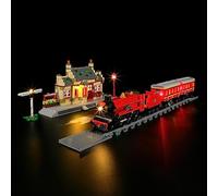 BRIKSMAX Kit de iluminación LED para Lego Harry Potter Tren Hogwarts Express con estación de Hogsmeade - Compatible con Lego 76423 Building Blocks Model- No incluir el Conjunto de Lego