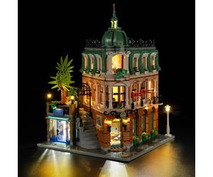 BRIKSMAX Kit de Iluminación Led para Lego Hotel Boutique,Compatible con Ladrillos de Construcción Lego Modelo 10297, Juego de Legos no Incluido