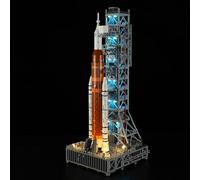 BRIKSMAX Kit de iluminación LED para Lego Icons Sistema de Lanzamiento Espacial Artemis de la NASA(Upgrade-Version) - Compatible con Lego 10341 Building Blocks Model- No incluir el Conjunto de Lego