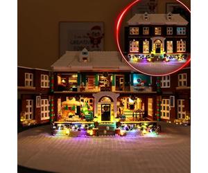 BRIKSMAX Kit de iluminación LED para Lego Ideas Home Alone - Compatible con Lego 21330 Building Blocks Model- No incluir el Conjunto de Lego