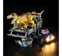 BRIKSMAX Kit de Iluminación Led para Lego Jurassic World Transporte del T Rex,Compatible con Ladrillos de Construcción Lego Modelo 75933, Juego de Legos no Incluido