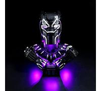 BRIKSMAX Kit de iluminación LED para Lego Marvel Black Panther - Compatible con Lego 76215 Building Blocks Model- No incluir el Conjunto de Lego