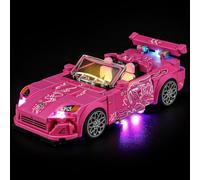 BRIKSMAX Kit de iluminación LED para Lego Speed Champions 2 Fast 2 Furious Honda S2000 - Compatible con Lego 77241 Building Blocks Model- No incluir el Conjunto de Lego