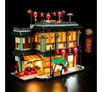 BRIKSMAX Kit de iluminación LED para Lego Spring Festival Celebración Familiar - Compatible con Lego 80113 Building Blocks Model- No incluir el Conjunto de Lego