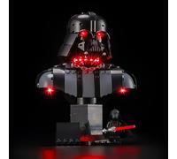 BRIKSMAX Kit de iluminación LED para Lego Star Wars Busto de Darth Vader - Compatible con 75439 Building Blocks Model- No incluir el Conjunto de Lego